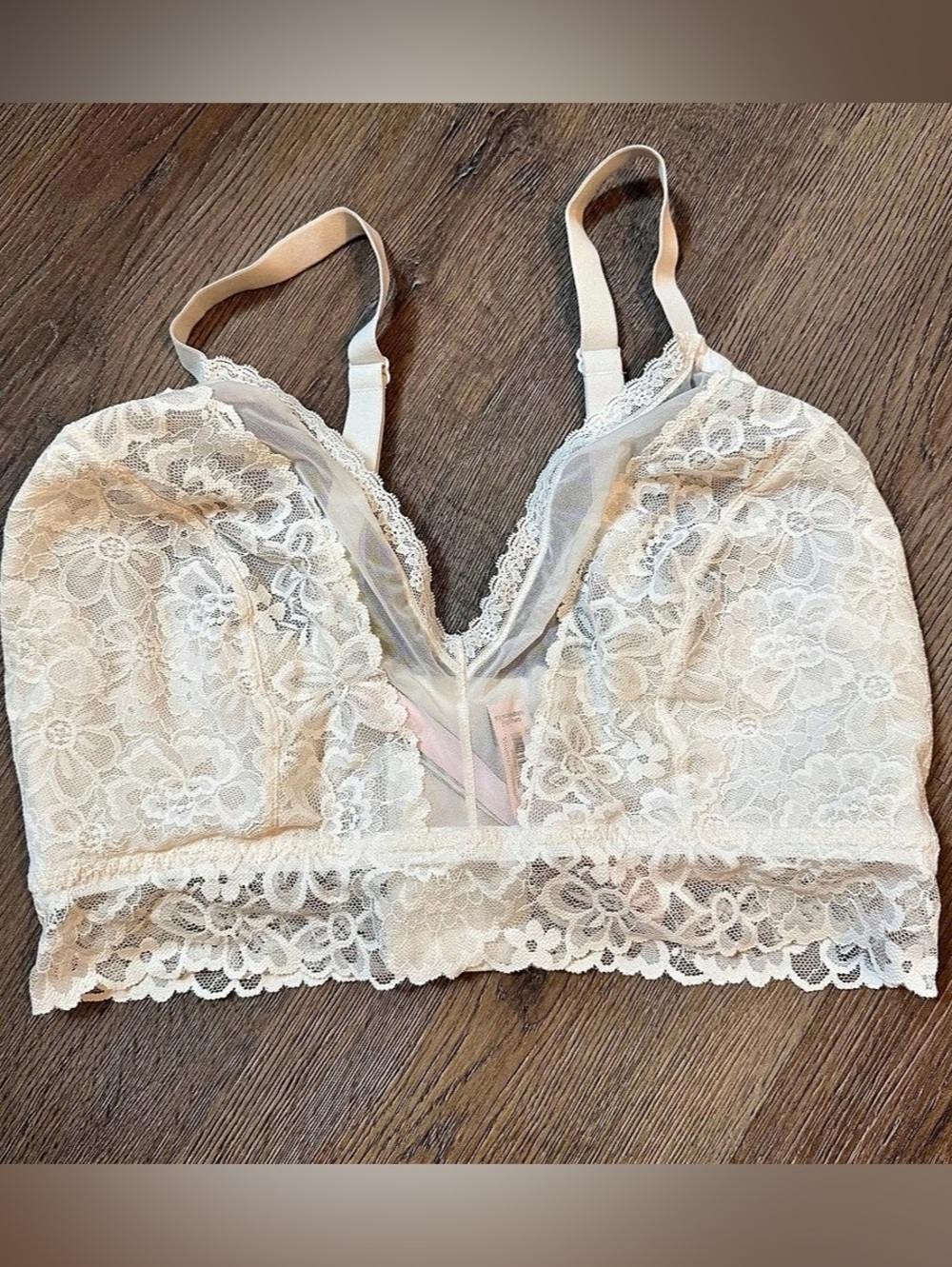Victoria's Secret Very Sexy Floral Lace Bra Curvy XL NWT